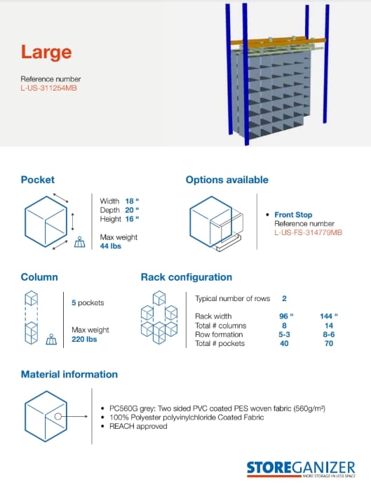 Storeganizer 1 pager