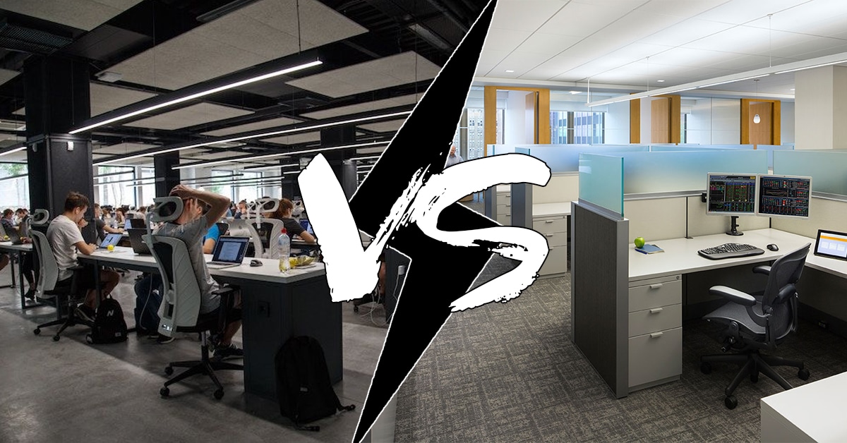 Comparing the Open Floor Plan Concept to a Cubicle System