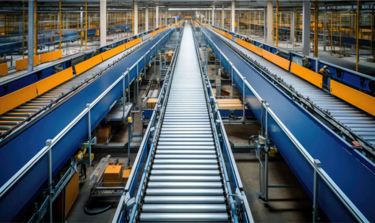 Warehouse Conveyor Belt